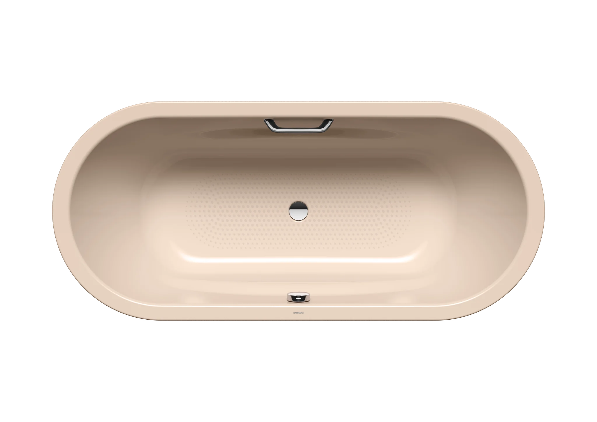 Kaldewei VAIO DUO OVAL Badewanne, oval, 1800x800 mm, bahamabeige, Perl-Effekt, Vollantislip, mit Griffloch