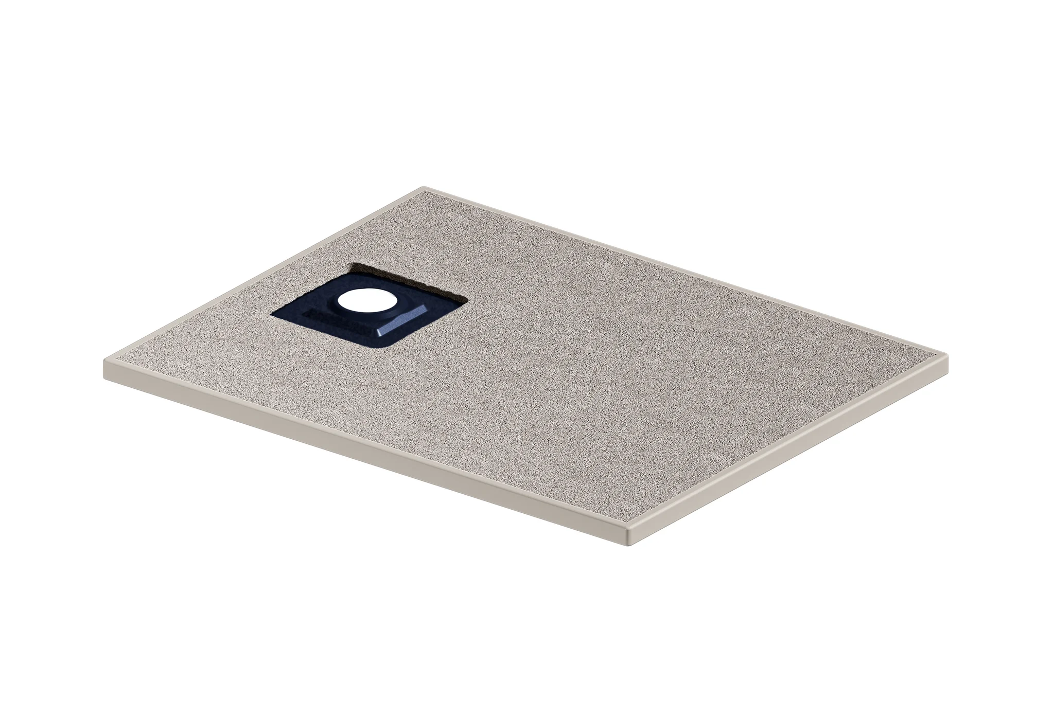 Kaldewei ALUVIA Duschfläche, 1000x1500 mm, warm grey 70, Invisible Grip, SolidLite