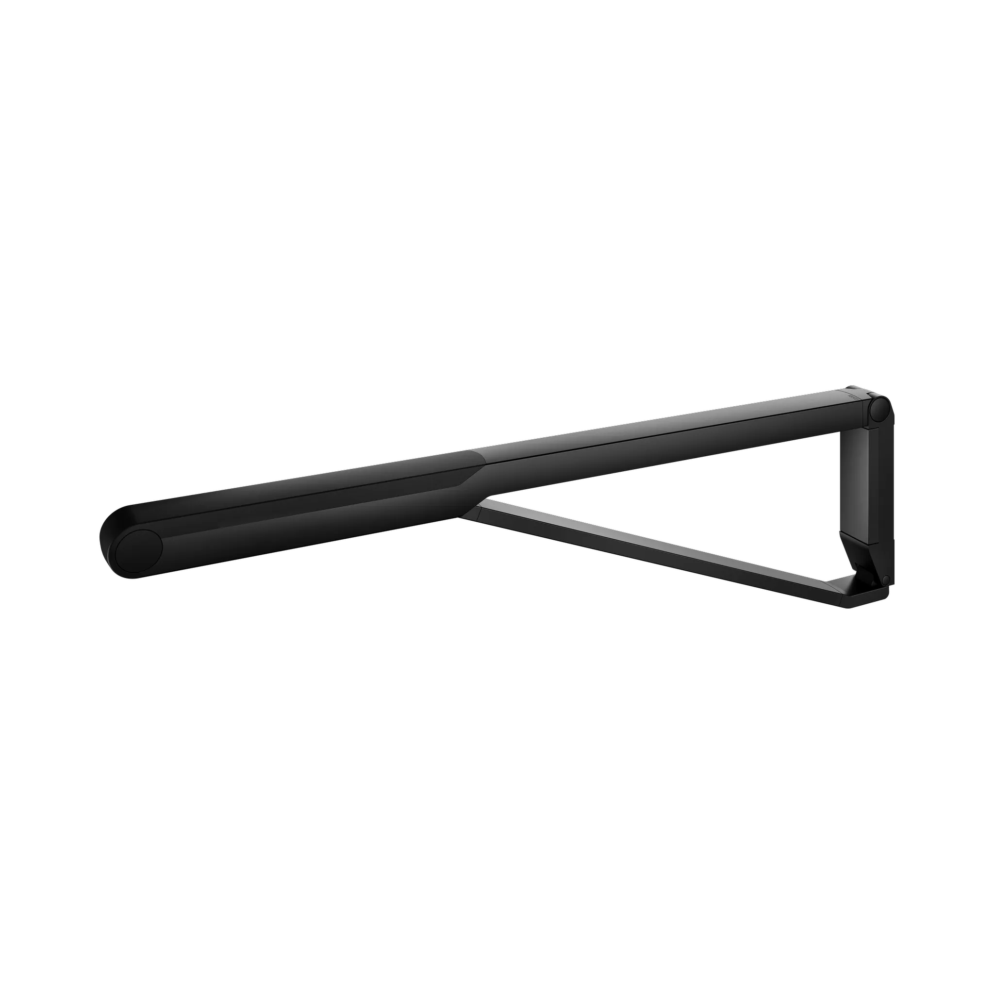 KEUCO AXESS Stützklappgriff WC 850 mm schwarz matt/schwarz