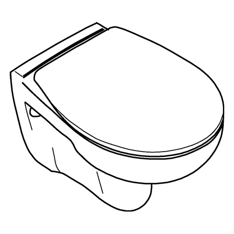 Wand-Tiefspül-WC Set Bau Keramik 39351, Abgang waagerecht, spülrandlos, WC-Sitz mit Deckel Soft Close, für Unterputz-Spülkasten, aus Sanitärkeramik, alpinweiß Wand-Tiefspül-WC Set Bau Keramik 39351, Abgang waagerecht, spülrandlos, WC-Sitz mit Deckel Soft Close, für Unterputz-Spülkasten, aus Sanitärkeramik, alpinweiß