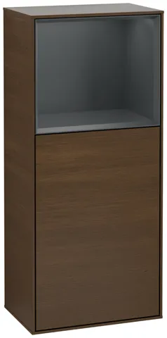 Villeroy & Boch Seitenschrank „Finion“ 41,8 × 93,6 cm 1 Tür, Anschlag rechts, mit Regalelement-Beleuchtung Anschlag rechts Villeroy & Boch Seitenschrank „Finion“ 41,8 × 93,6 cm 1 Tür, Anschlag rechts, mit Regalelement-Beleuchtung Anschlag rechts