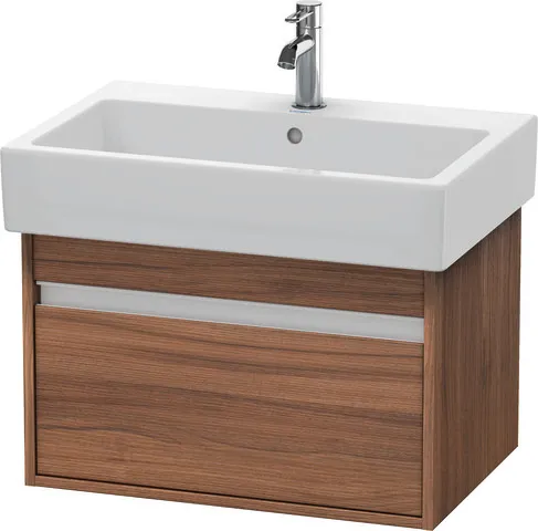Duravit Waschtischunterschrank wandhängend „Ketho“ 65 × 41 × 44 cm Nussbaum Natur