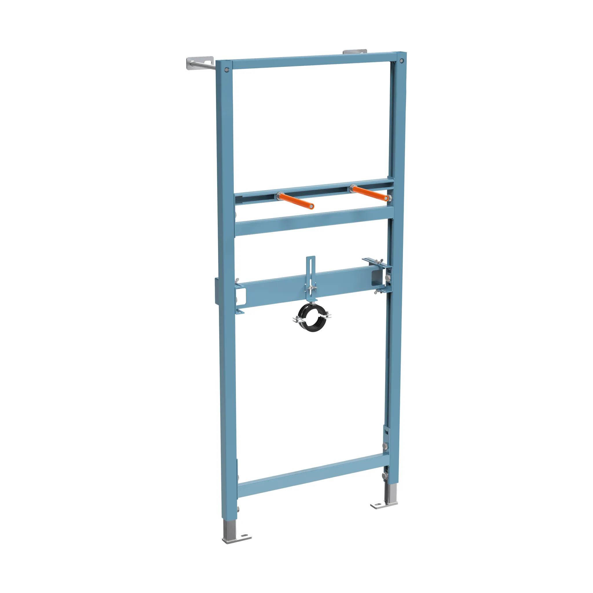 VitrA V-Fix Rahmen für die Trockenbauinstallation von Waschtischen boden- und wandfixiert, Höhe 112 cm