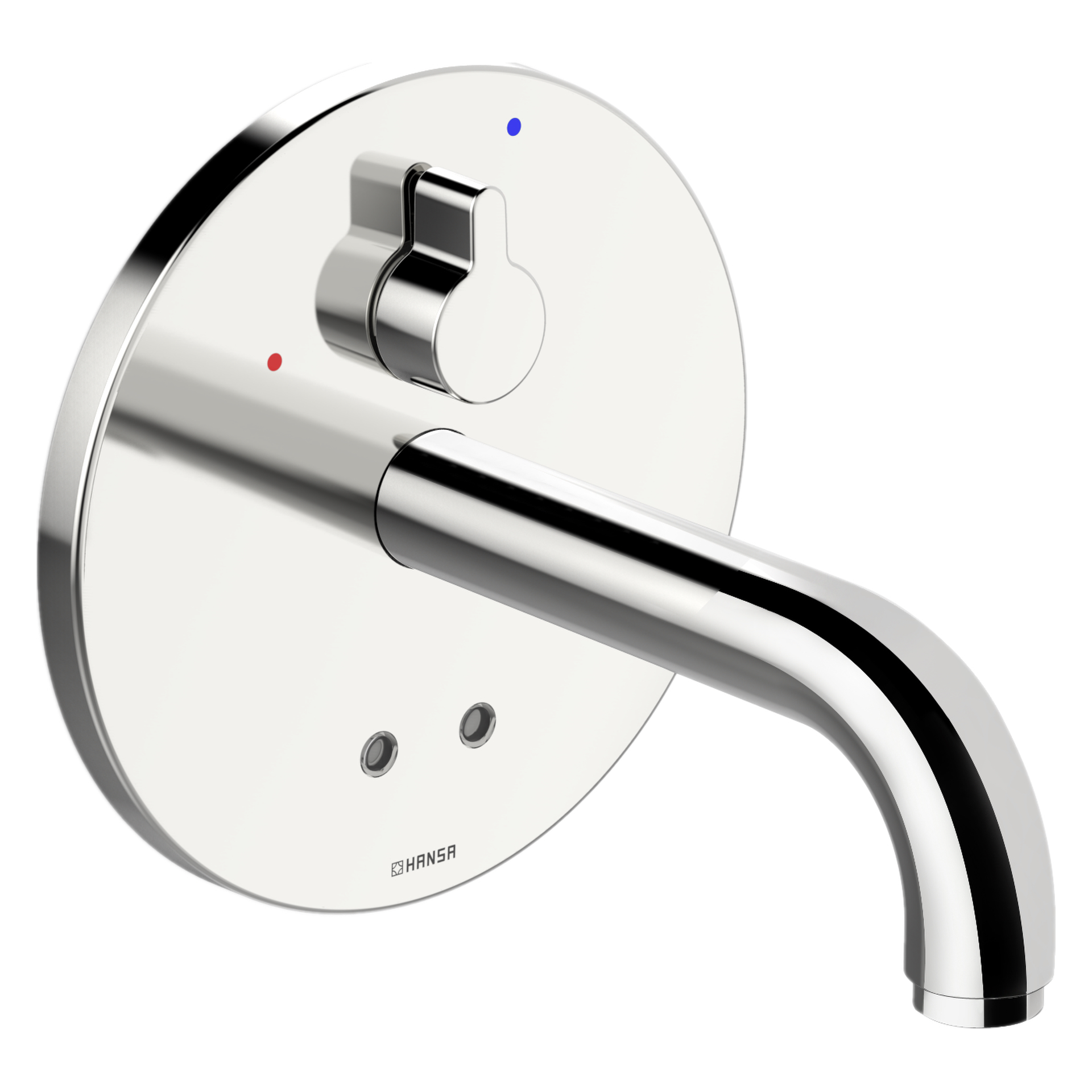 HansaELECTRA Waschtischarmatur Hansaelectra FM-Set f. WT-Batt. 8181 Rosette rund 3V, BT Ausl. 170mm Chrom HansaELECTRA Waschtischarmatur Hansaelectra FM-Set f. WT-Batt. 8181 Rosette rund 3V, BT Ausl. 170mm Chrom