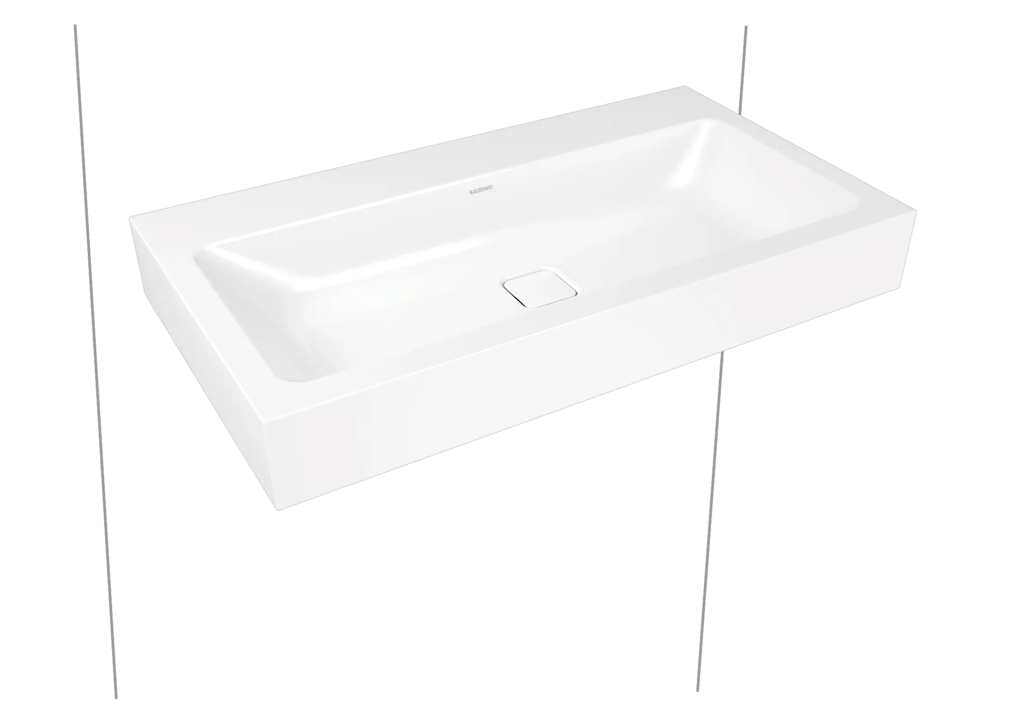 Doppelwaschtisch „Cono“ 120 × 50 cm, mittig, ohne Überlauf, mit Hahnlochbohrung in warm beige 20 mit Perl-Effekt Doppelwaschtisch „Cono“ 120 × 50 cm, mittig, ohne Überlauf, mit Hahnlochbohrung in warm beige 20 mit Perl-Effekt