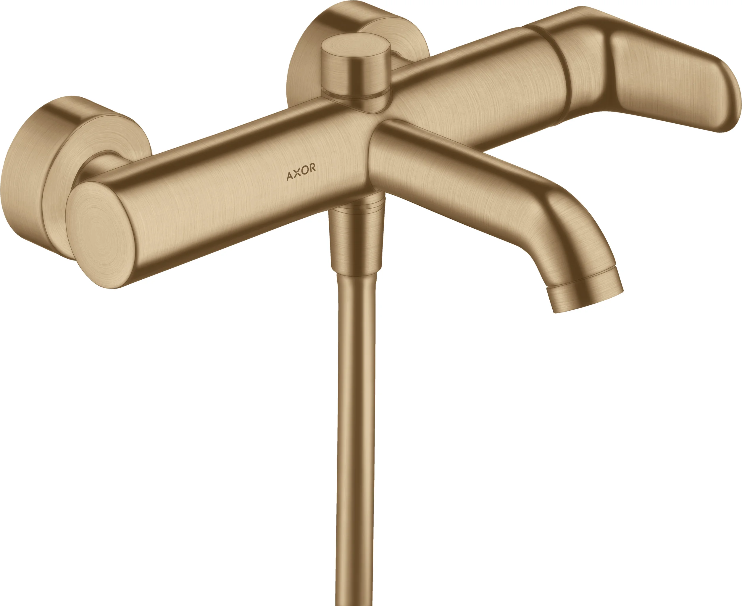 Hansgrohe AXOR Citterio M Einhebel-Wannenmischer Aufputz Brushed Bronze, Ausladung 200 mm, DN15 S-Anschlüsse Hansgrohe AXOR Citterio M Einhebel-Wannenmischer Aufputz Brushed Bronze, Ausladung 200 mm, DN15 S-Anschlüsse