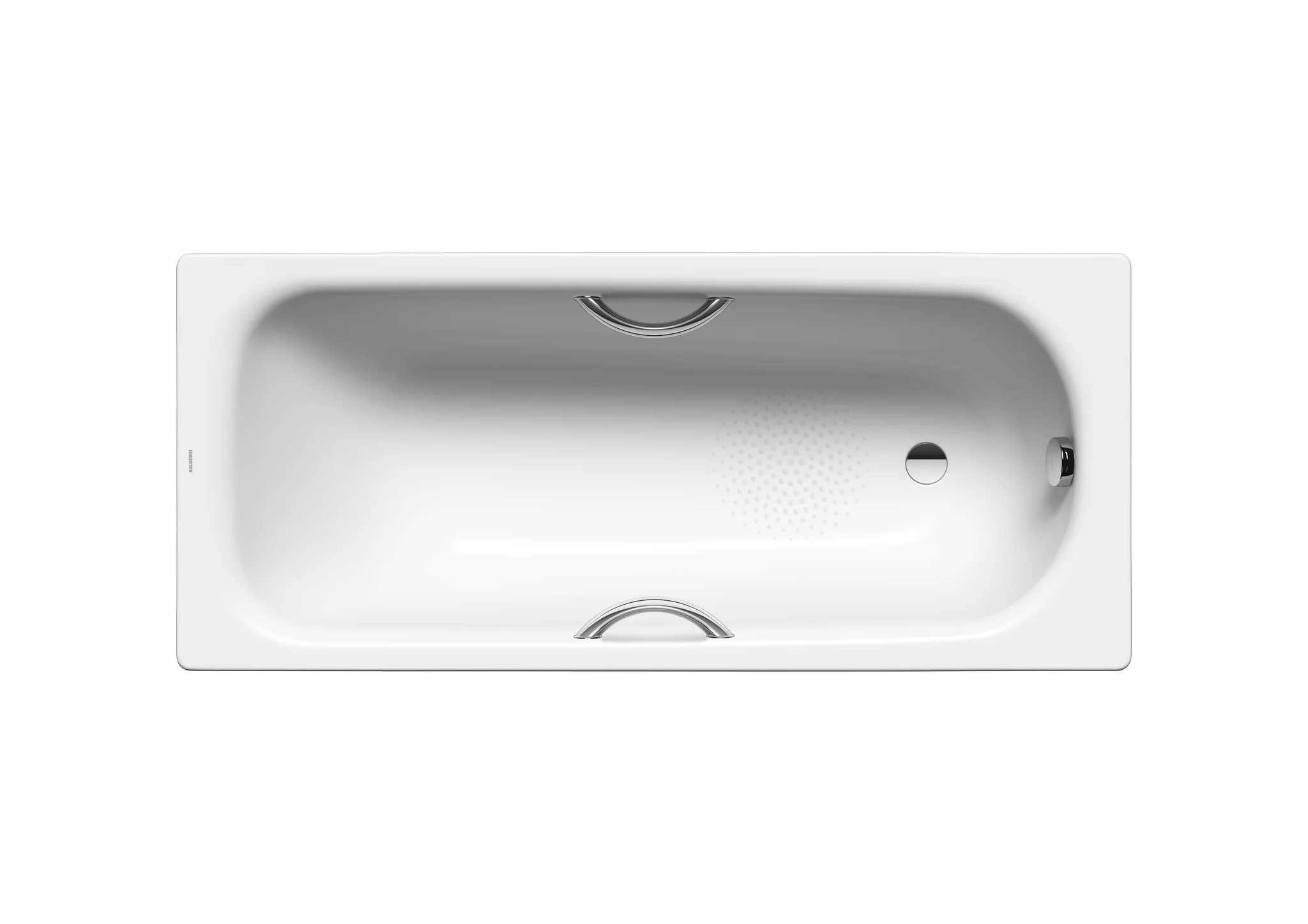 Kaldewei SANIFORM PLUS STAR Badewanne, alpinweiß, Perl-Effekt, Antislip, 1600x750 mm