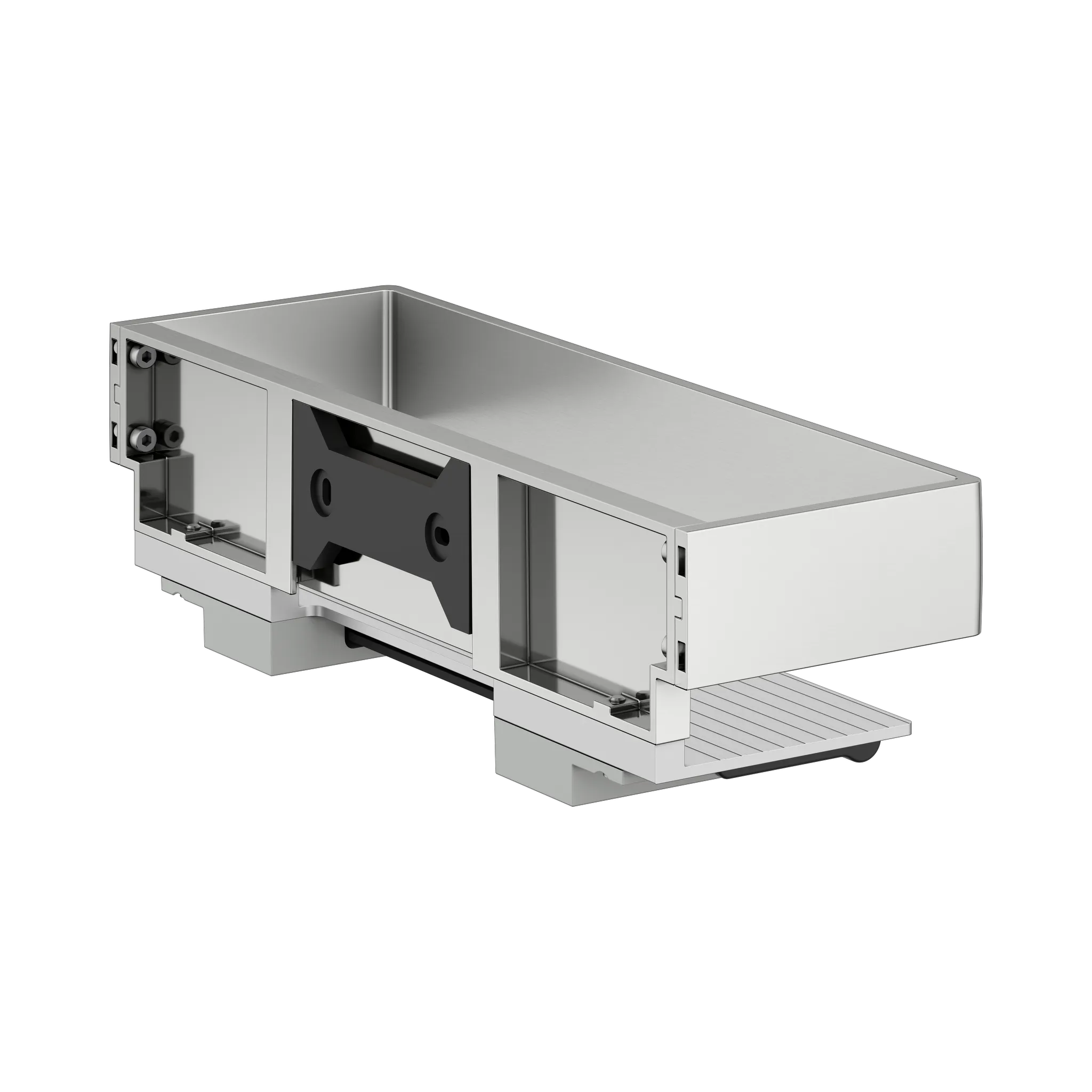 KEUCO EDITION 11 Duschablage mit Glasabzieher Edelstahl-finish / Alu KEUCO EDITION 11 Duschablage mit Glasabzieher Edelstahl-finish / Alu