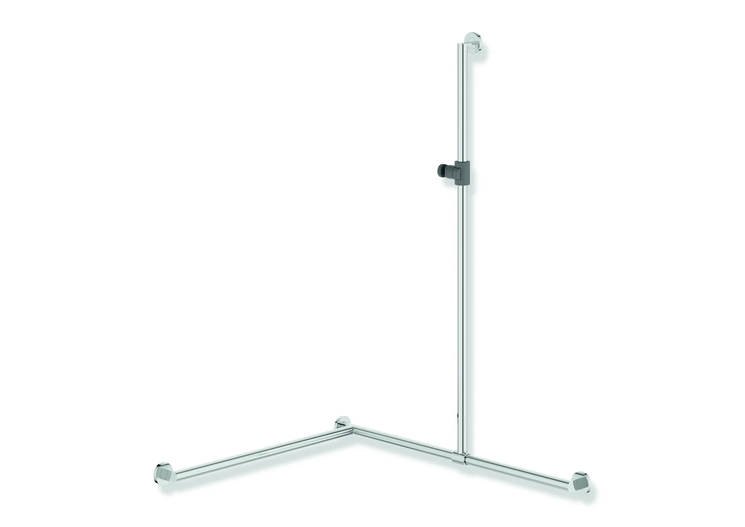 HEWI Duschhandlauf System 900 PG93, Anthrazitgrau