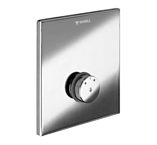 Unterputz-Dusche LINUS D-SC-M, Mischwasser, Frontplatte, Frontplatte chrom