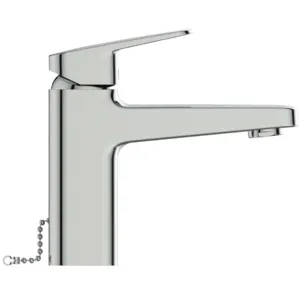 Ideal Standard Waschtischarmatur Ceraplan H90 mit Kette ohne Ablaufgarnitur Ausladung 124mm Chrom Ideal Standard Waschtischarmatur Ceraplan H90 mit Kette ohne Ablaufgarnitur Ausladung 124mm Chrom