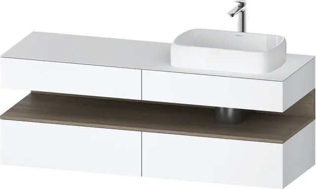 Duravit Waschtischunterschrank wandhängend „Qatego“ 160 × 60 × 55 cm