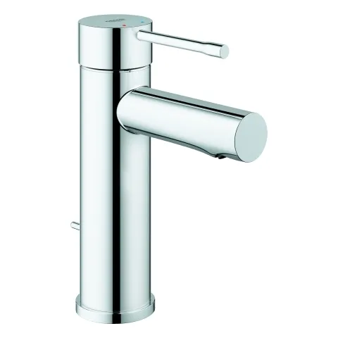 Einhand-Waschtischbatterie Essence 24175_1, S-Size, Einlochmontage, Zugstangen-Ablaufgarnitur, Professional Edition, chrom Einhand-Waschtischbatterie Essence 24175_1, S-Size, Einlochmontage, Zugstangen-Ablaufgarnitur, Professional Edition, chrom