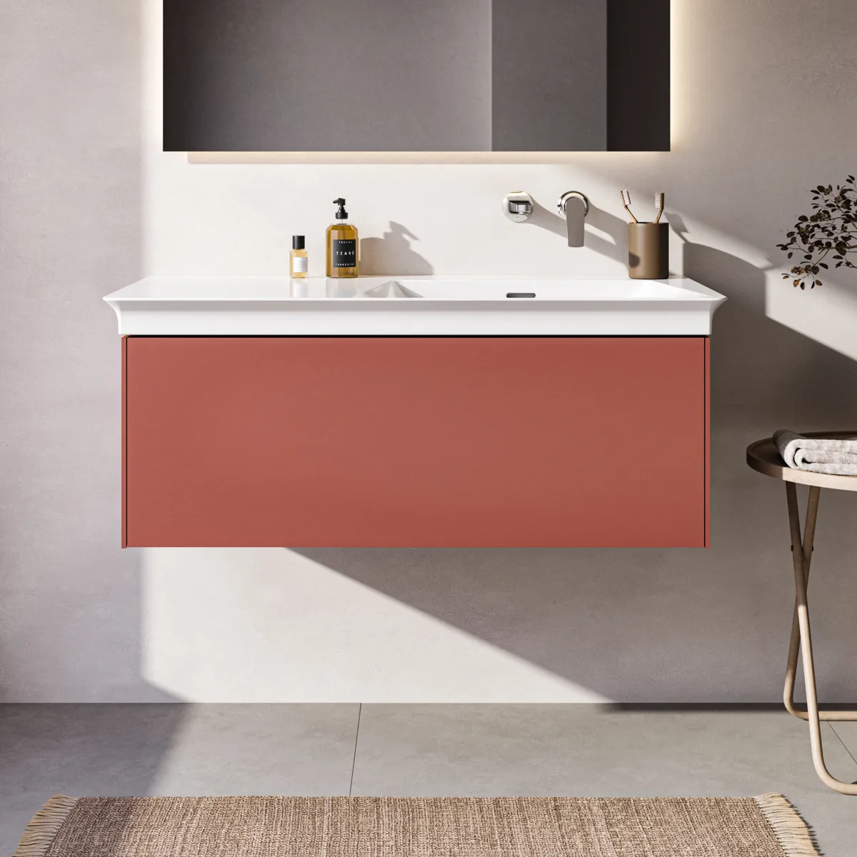 Ideal Standard Möbelwaschtischunterschrank Conca 1 Auszug 1000x505x370mm Sunset