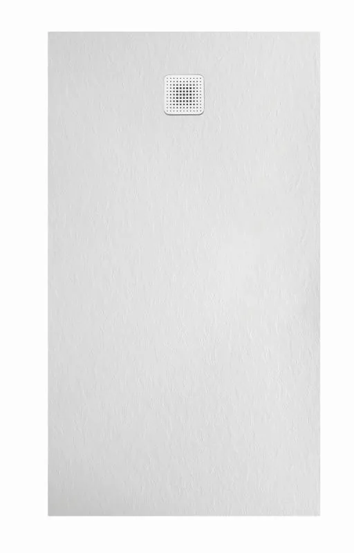 Duschwanne Structura ″S″ 900x750x25 in gesoftete Schieferoptik, mit Antirutsch B, Material Solique, Weiß Duschwanne Structura ″S″ 900x750x25 in gesoftete Schieferoptik, mit Antirutsch B, Material Solique, Weiß