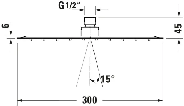 Duschkopf „Zubehör Armaturen“ in Chrom Duschkopf „Zubehör Armaturen“ in Chrom