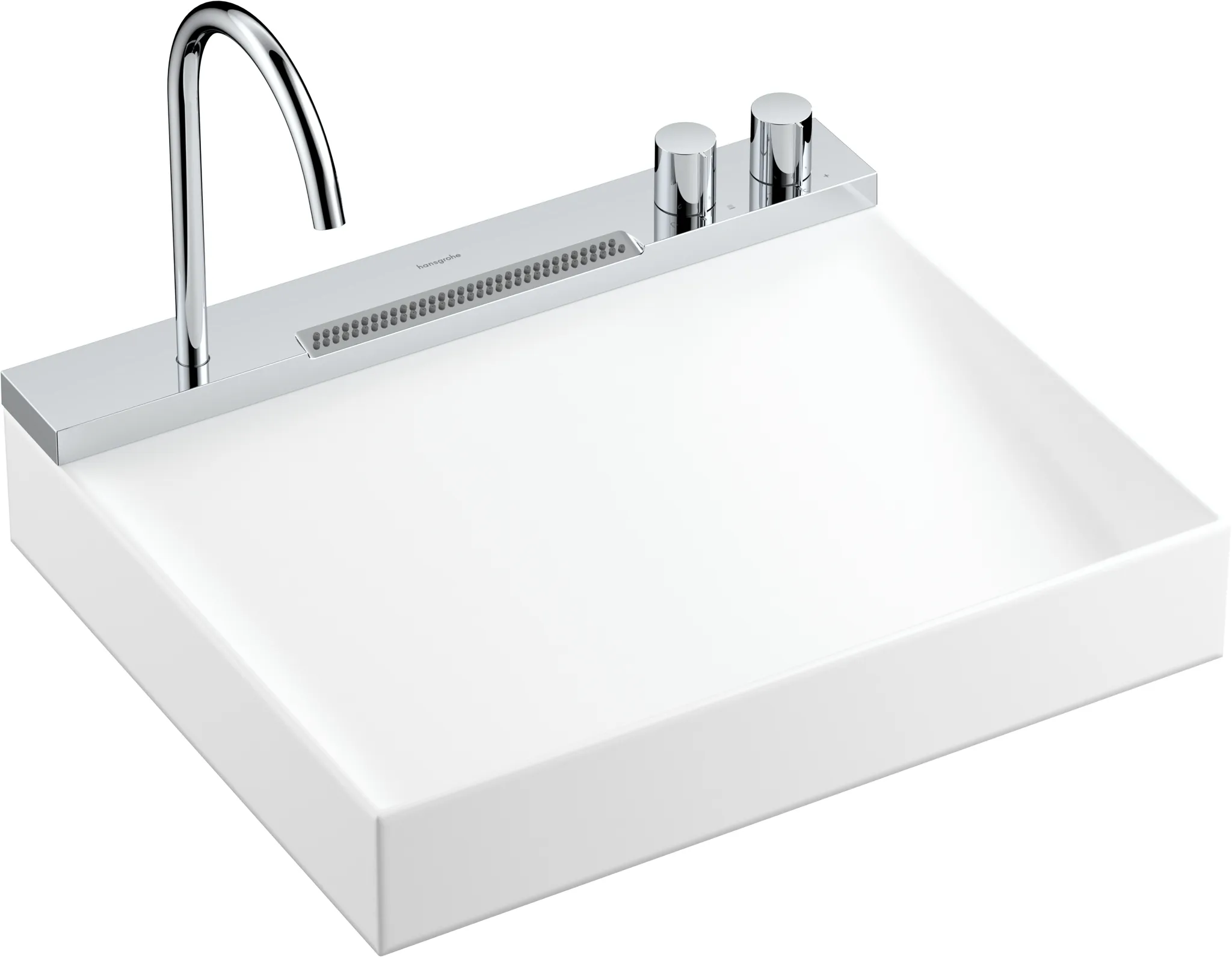 Hansgrohe Avalegra AquaUnit 580⁄475, Chrom Waschbecken und Armatur Hansgrohe Avalegra AquaUnit 580⁄475, Chrom Waschbecken und Armatur