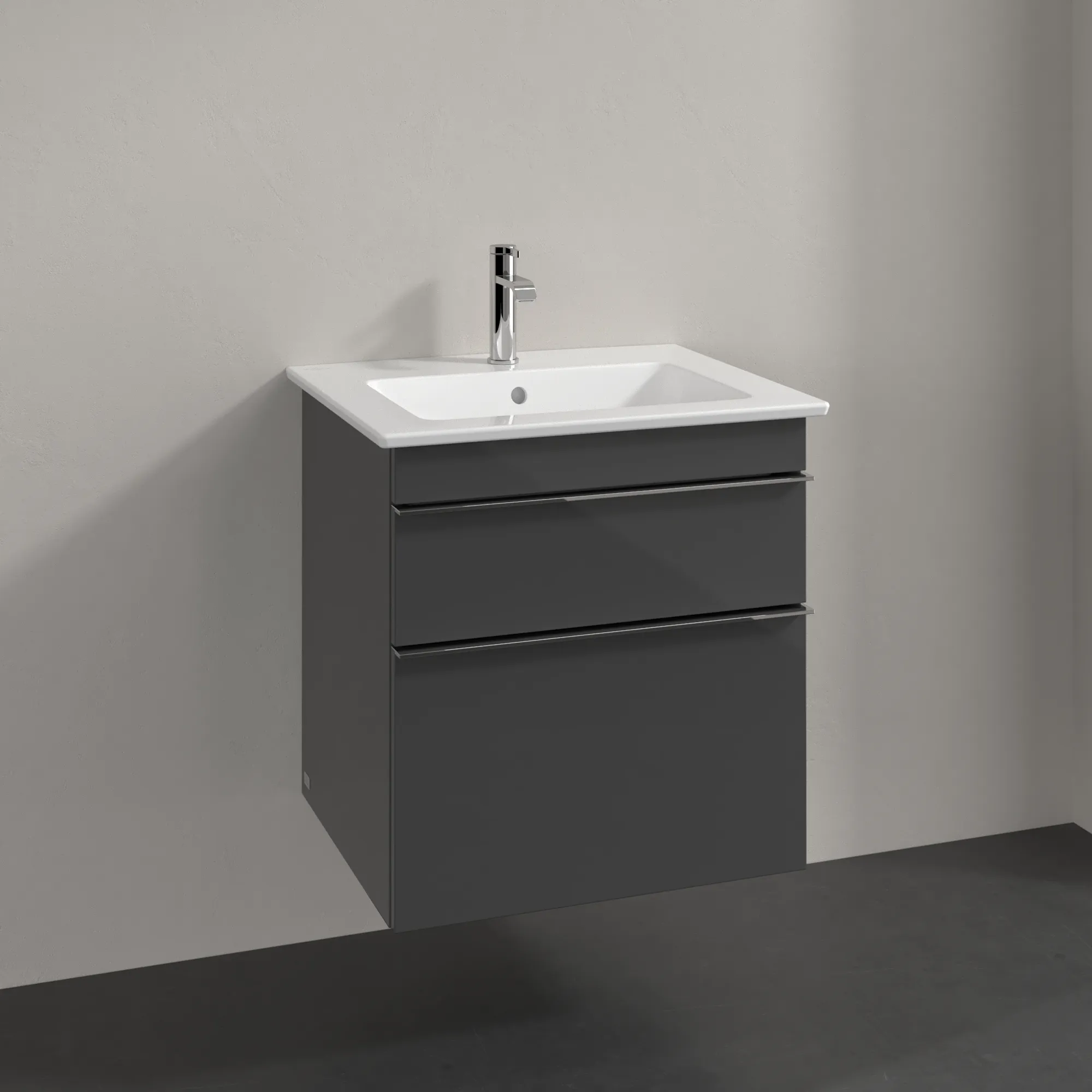 Villeroy & Boch Venticello Waschbeckenunterschrank A92301 Glossy Grey