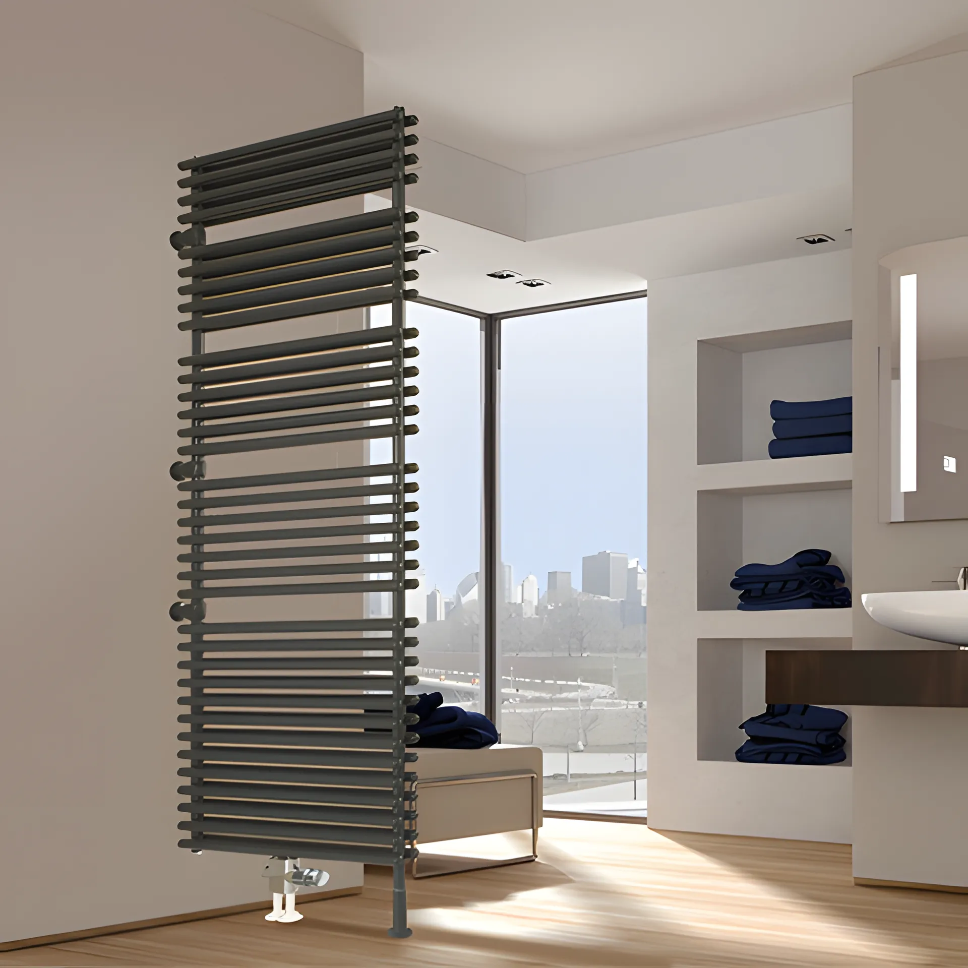 BEMM Design-Heizkörper „Cobo 2“ 60,1 × 67,6 cm in Weiß (RAL 9016) BEMM Design-Heizkörper „Cobo 2“ 60,1 × 67,6 cm in Weiß (RAL 9016)