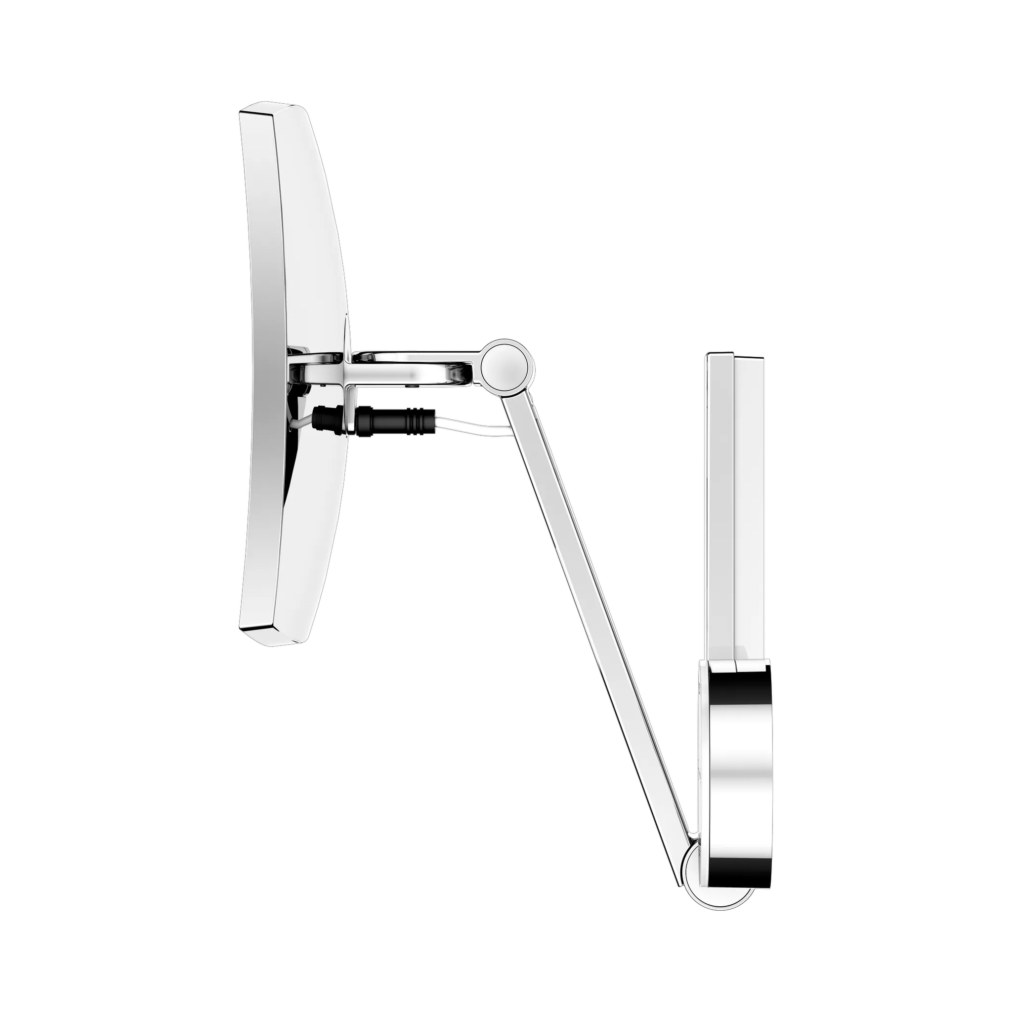 KEUCO Kosmetikspiegel mit Unterputz-Kabelführung „iLook_move“ Rechteck, mit Beleuchtung in Verchromt