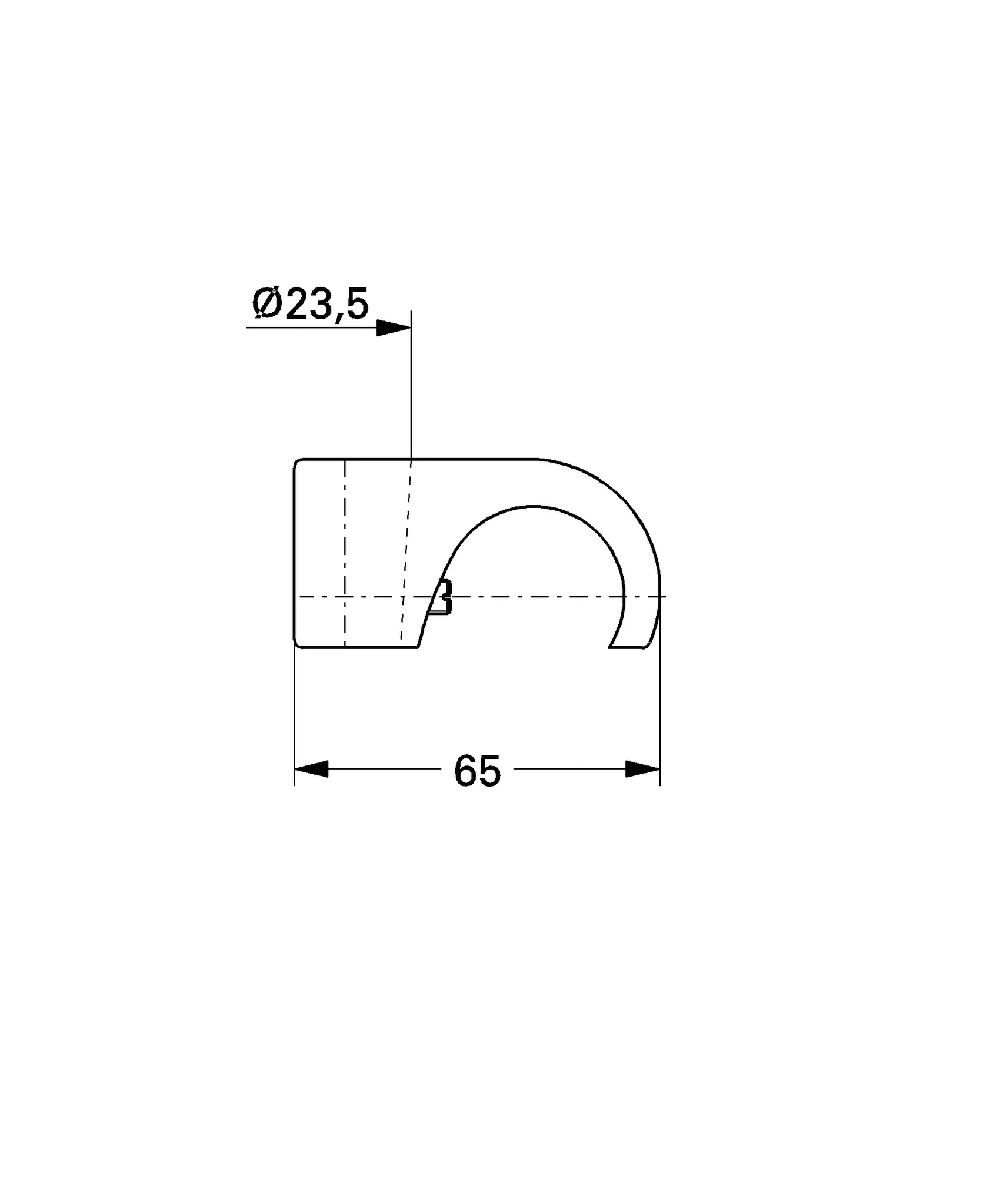 Grohe Handbrausehalter Relexa 28788, chrom Grohe Handbrausehalter Relexa 28788, chrom