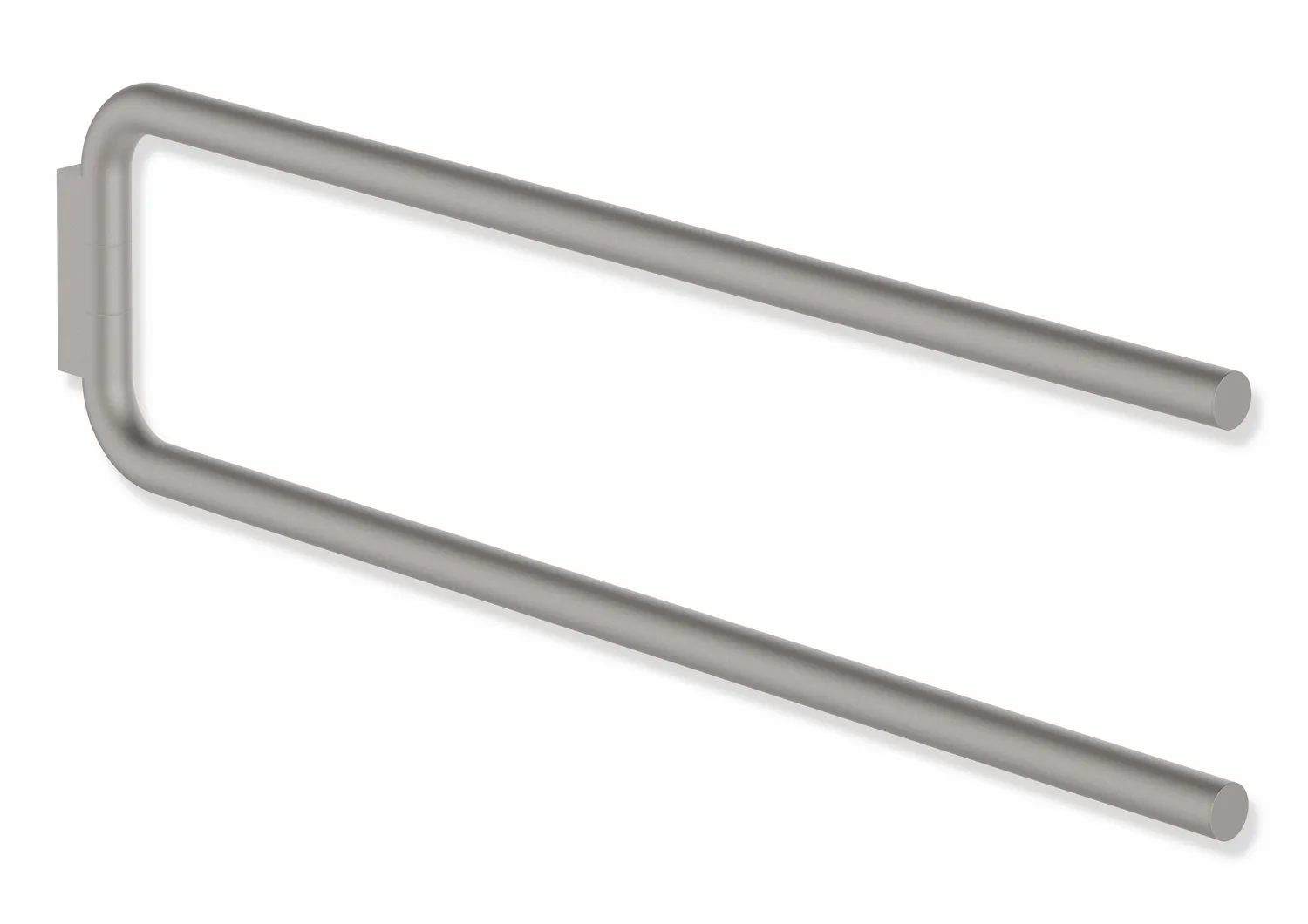 Handtuchhalter, Edelstahl, pulverbeschichtet, zweiarmig, Länge 444 mm, Haltearmdurchmesser 15 mm, in Farbe DC (Schwarz tiefmatt) Handtuchhalter, Edelstahl, pulverbeschichtet, zweiarmig, Länge 444 mm, Haltearmdurchmesser 15 mm, in Farbe DC (Schwarz tiefmatt)