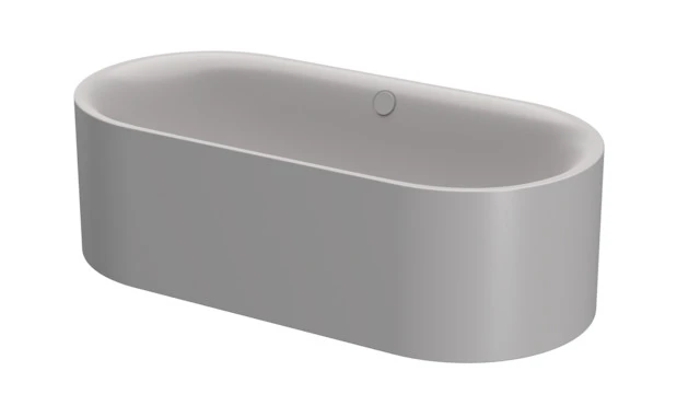 Bette oval Badewanne „BetteLux Oval Silhouette“ 190 × 90 cm in Flanell