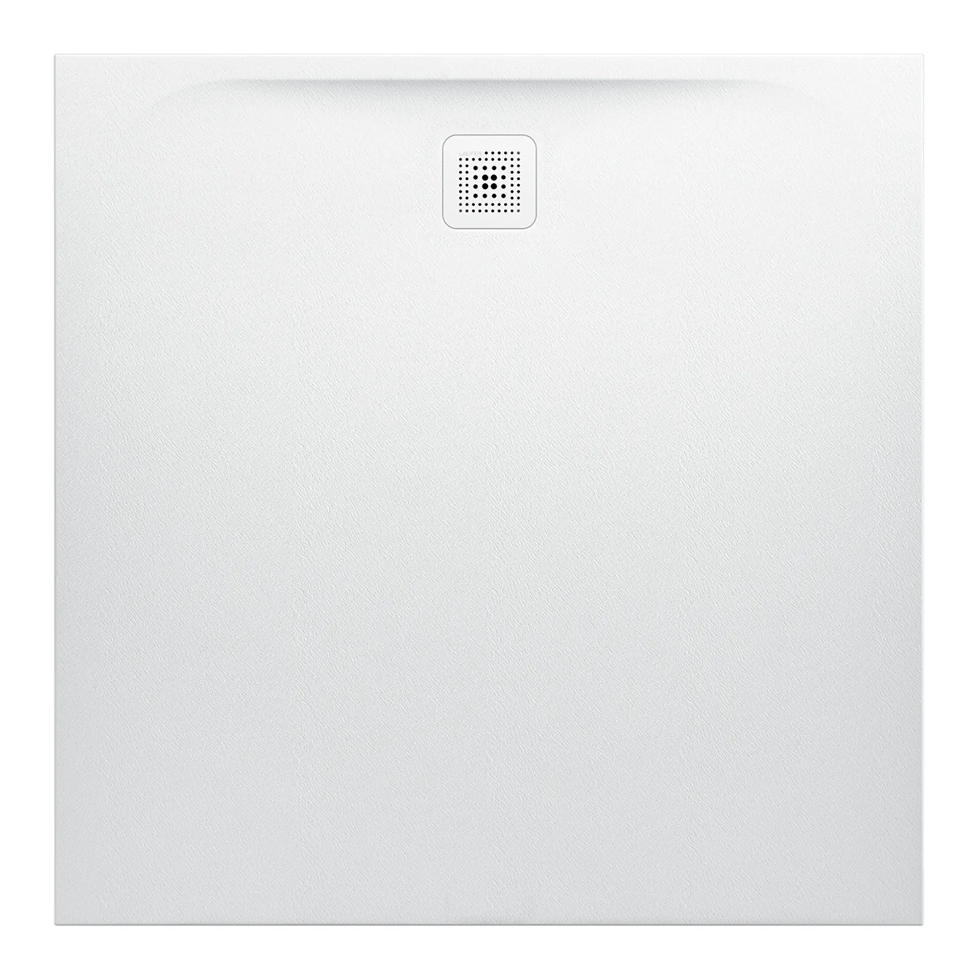 Laufen quadrat Duschwanne „Pro“ 1200 × 1200 mm ohne Oberflächenbeschichtung, ohne Oberflächenveredelung, in Weiß