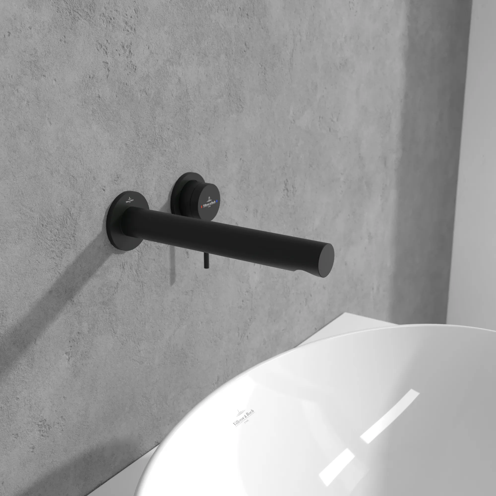 Villeroy & Boch Einhebel-Waschtischarmatur Loop & Friends, 60x225x60 mm, Matt Black Villeroy & Boch Einhebel-Waschtischarmatur Loop & Friends, 60x225x60 mm, Matt Black