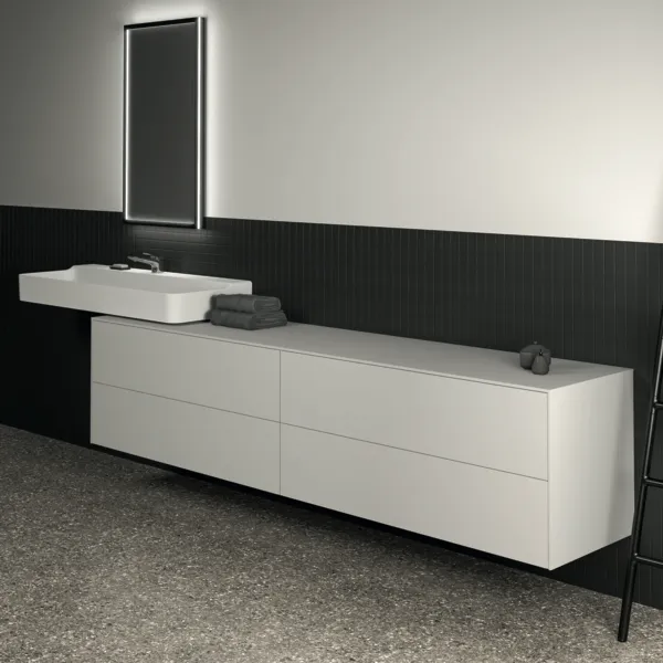 Ideal Standard Waschtischunterschrank Conca, 4 Auszüge, Weiß Ideal Standard Waschtischunterschrank Conca, 4 Auszüge, Weiß