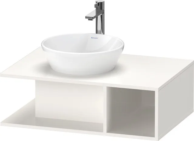 Duravit Waschtischunterschrank wandhängend „D-Neo“ 80 × 26 × 55 cm Weiß Hochglanz