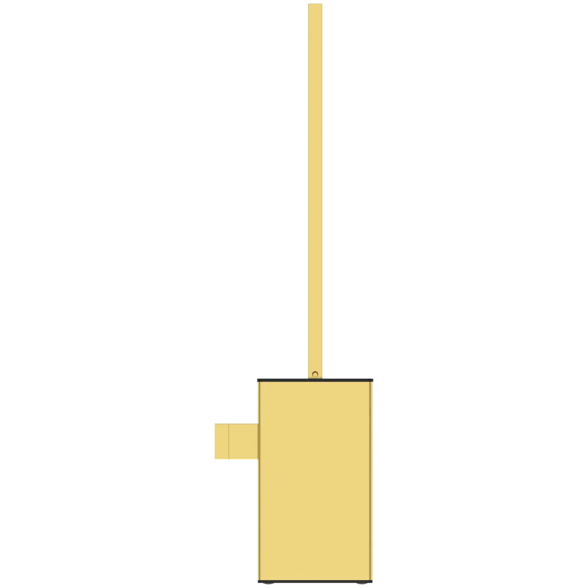 Ideal Standard WC-Bürstengarnitur Conca Cube, eckig, Brushed Gold Ideal Standard WC-Bürstengarnitur Conca Cube, eckig, Brushed Gold