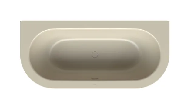 Bette BetteSilhouette Badewanne Starlet I 1750x800x420 mm Beige glasierter Titan-Stahl 2-Sitzer Schürzen-Badewanne Sonderform