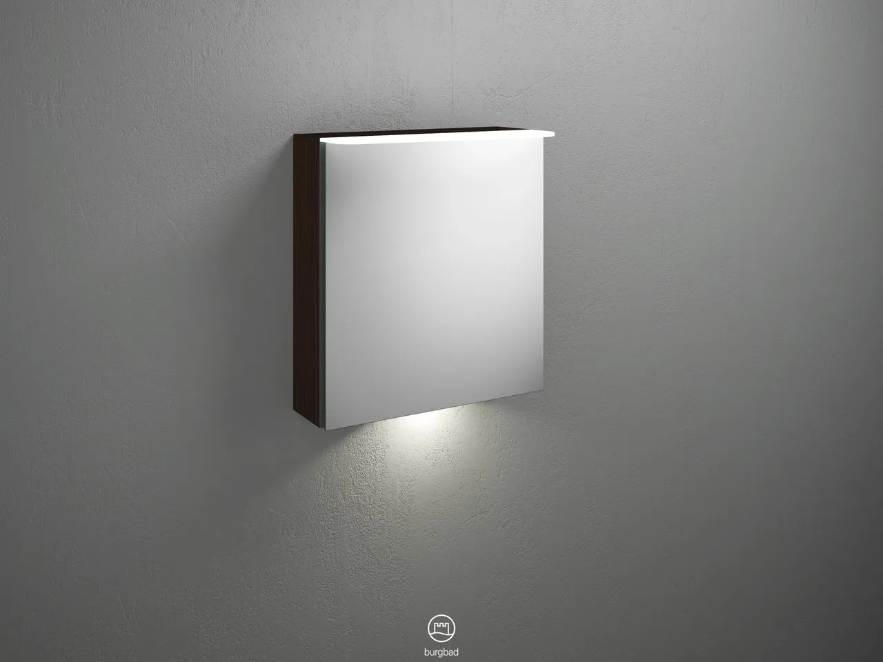 Burgbad Spiegelschrank Badu SFUA060, 310x600x665 mm, LED-Aufsatzleuchte 4200 K, beidseitig verspiegelt Burgbad Spiegelschrank Badu SFUA060, 310x600x665 mm, LED-Aufsatzleuchte 4200 K, beidseitig verspiegelt