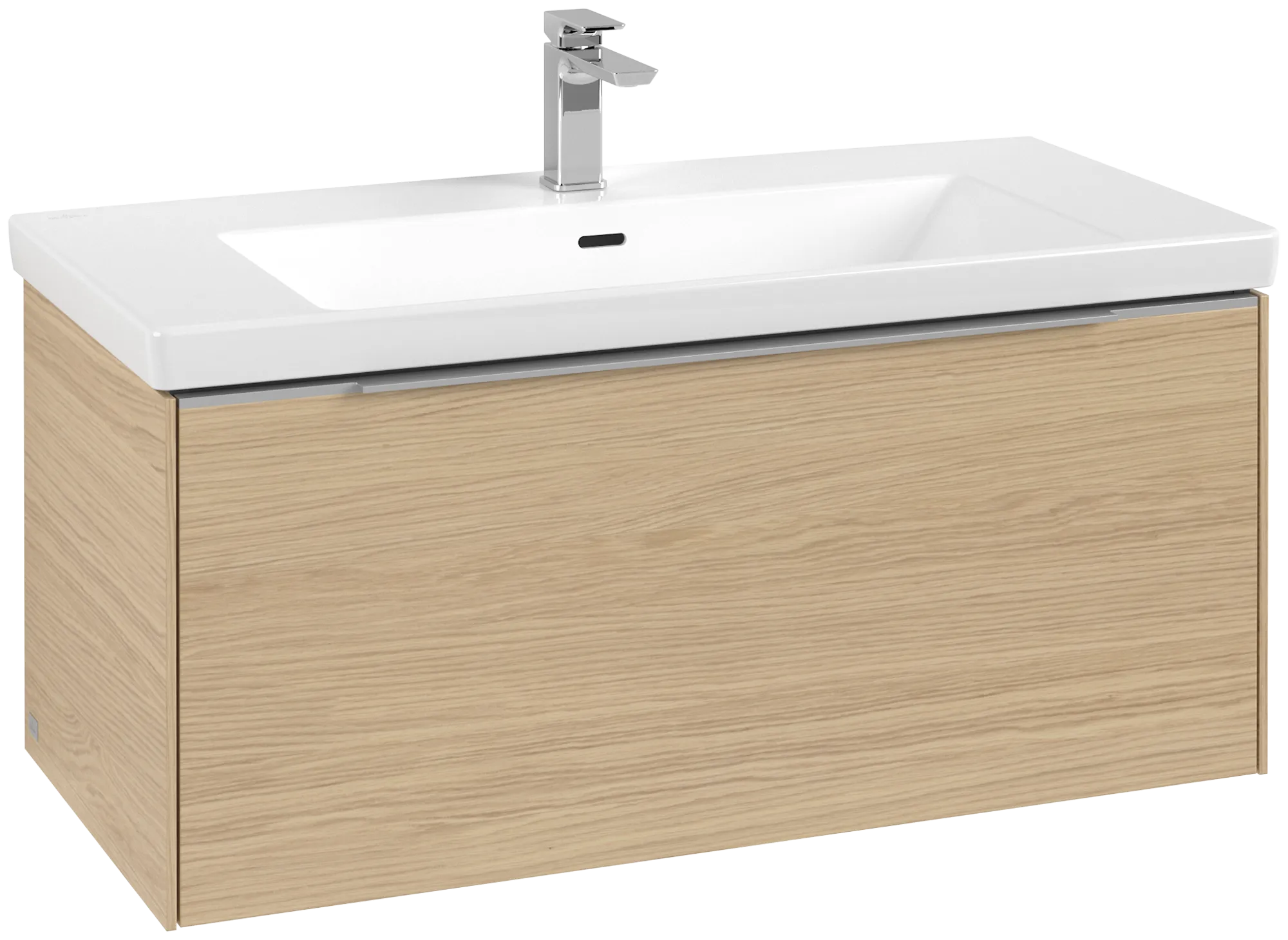 Villeroy & Boch Waschtischunterschrank „Subway 3.0“ für Schrankwaschtisch 973 × 429 × 478 mm Nordic Oak, für Becken mittig