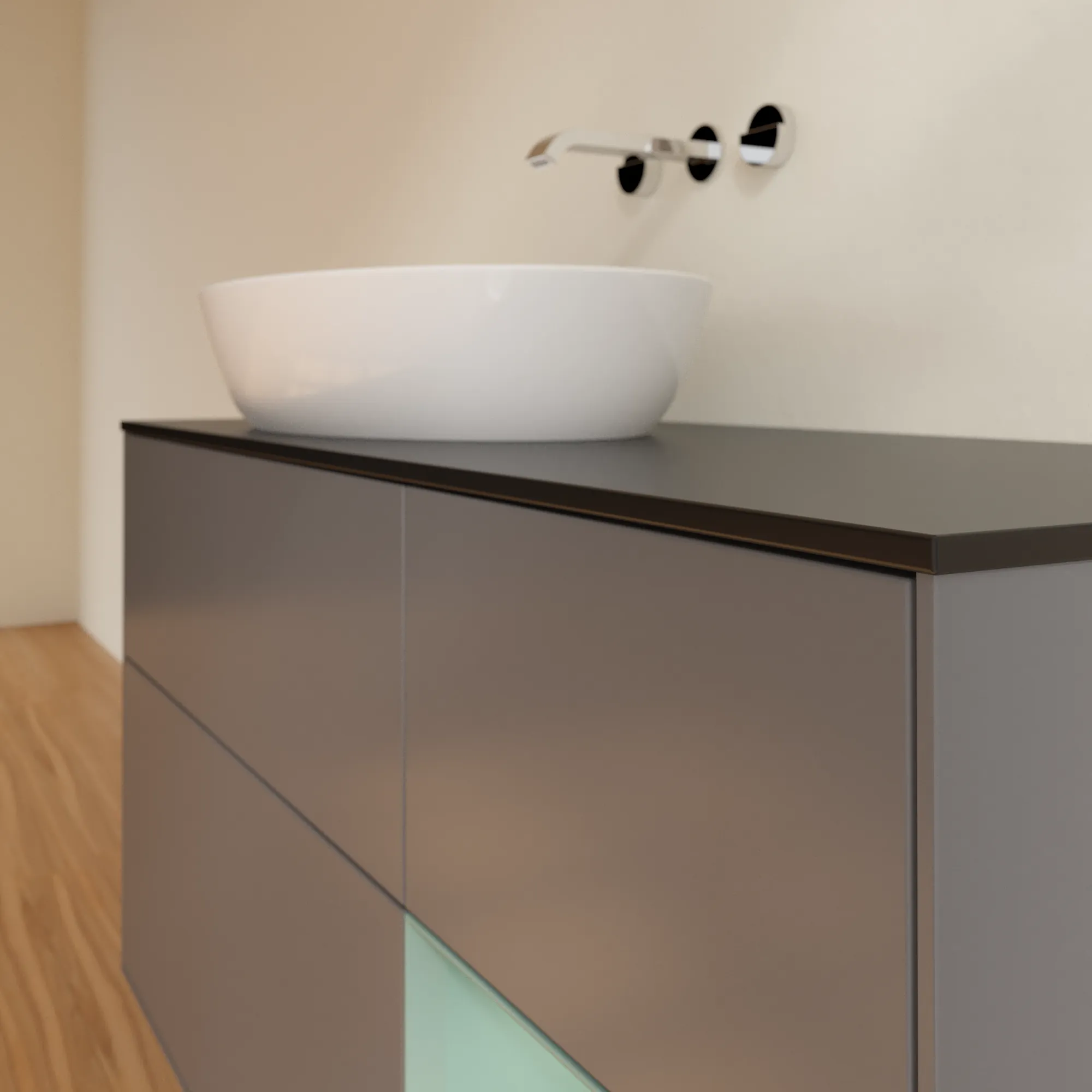 Villeroy & Boch Finion FA5 Waschbeckenunterschrank, anthrazit