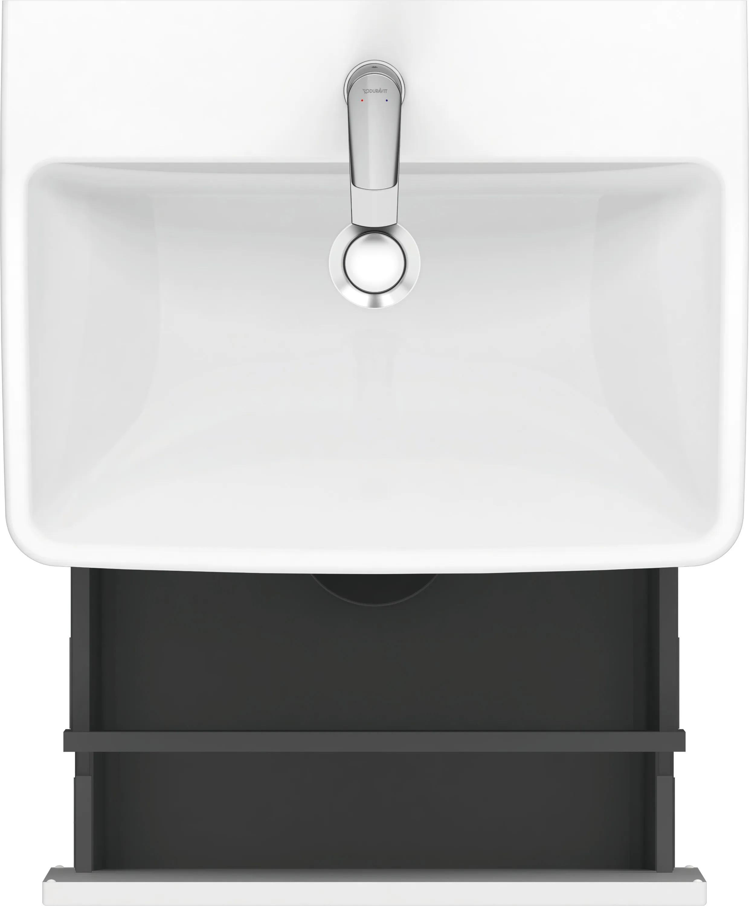 Duravit Waschtischunterschrank wandhängend „No.1“ 54 × 47,8 × 42,6 cm in Beton Matt Duravit Waschtischunterschrank wandhängend „No.1“ 54 × 47,8 × 42,6 cm in Beton Matt