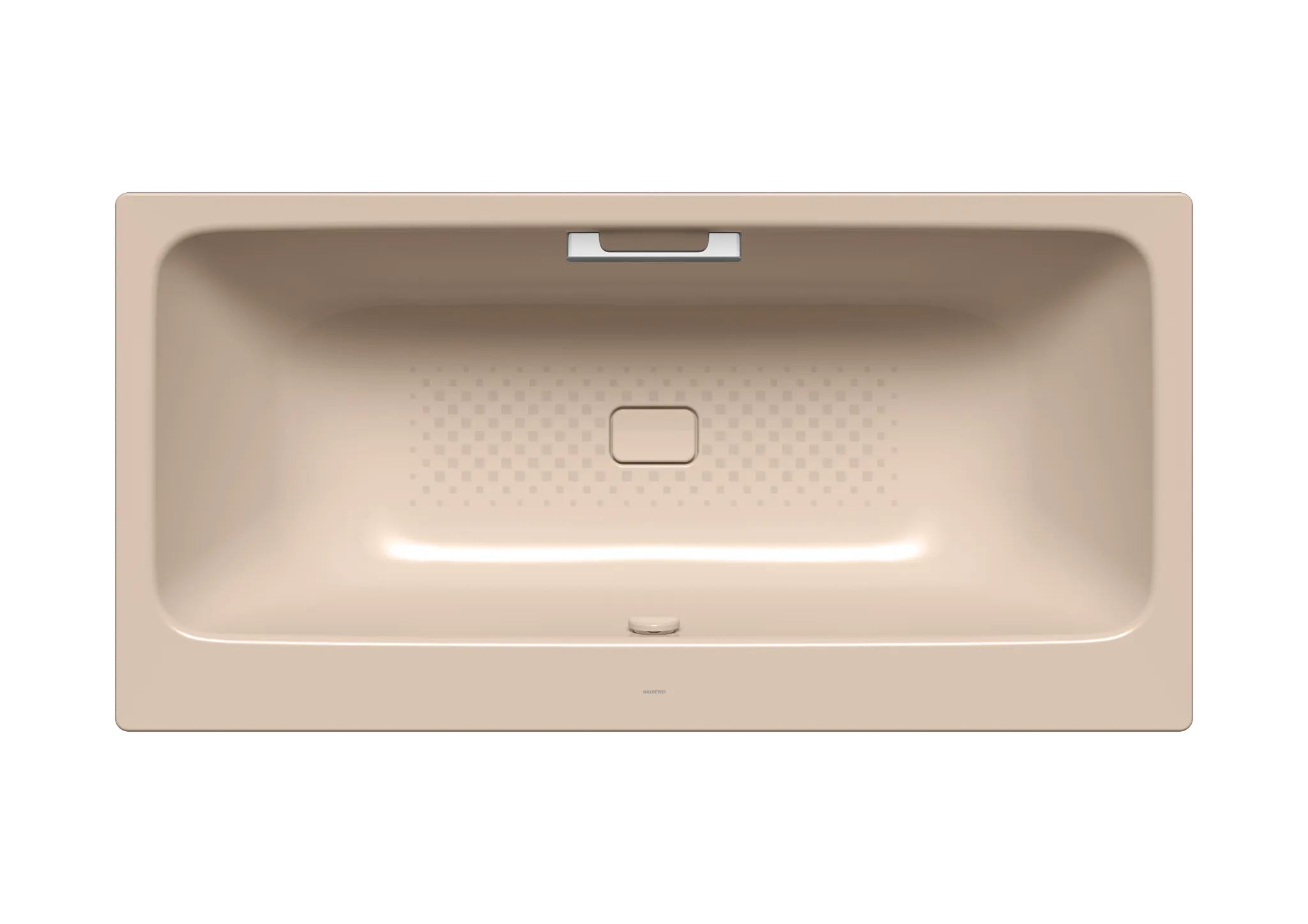 Kaldewei Badewanne „Asymmetric Duo“ rechteck 180 × 90 cm, mit Grifflochbohrungen mit Überlaufbohrung, in bahamabeige