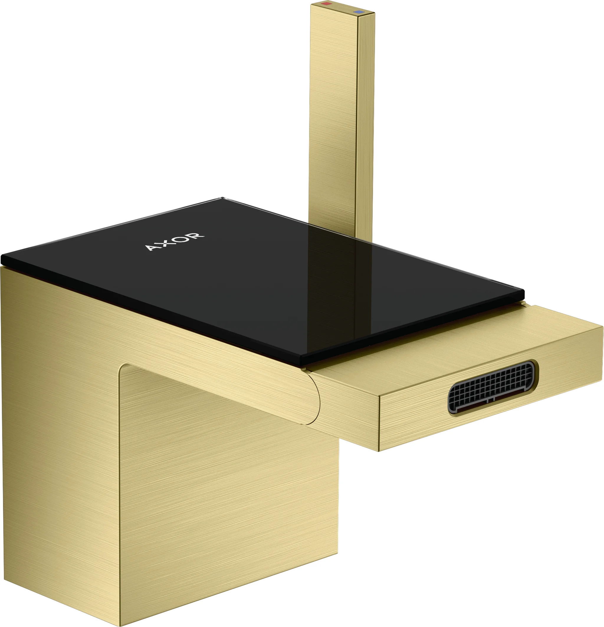 Hansgrohe AXOR MyEdition Bidetmischer - Einhebel-Bidetmischer mit Push-Open Ablaufgarnitur, Brushed Brass, Ausladung 121 mm, Auslaufhöhe 83 mm Hansgrohe AXOR MyEdition Bidetmischer - Einhebel-Bidetmischer mit Push-Open Ablaufgarnitur, Brushed Brass, Ausladung 121 mm, Auslaufhöhe 83 mm