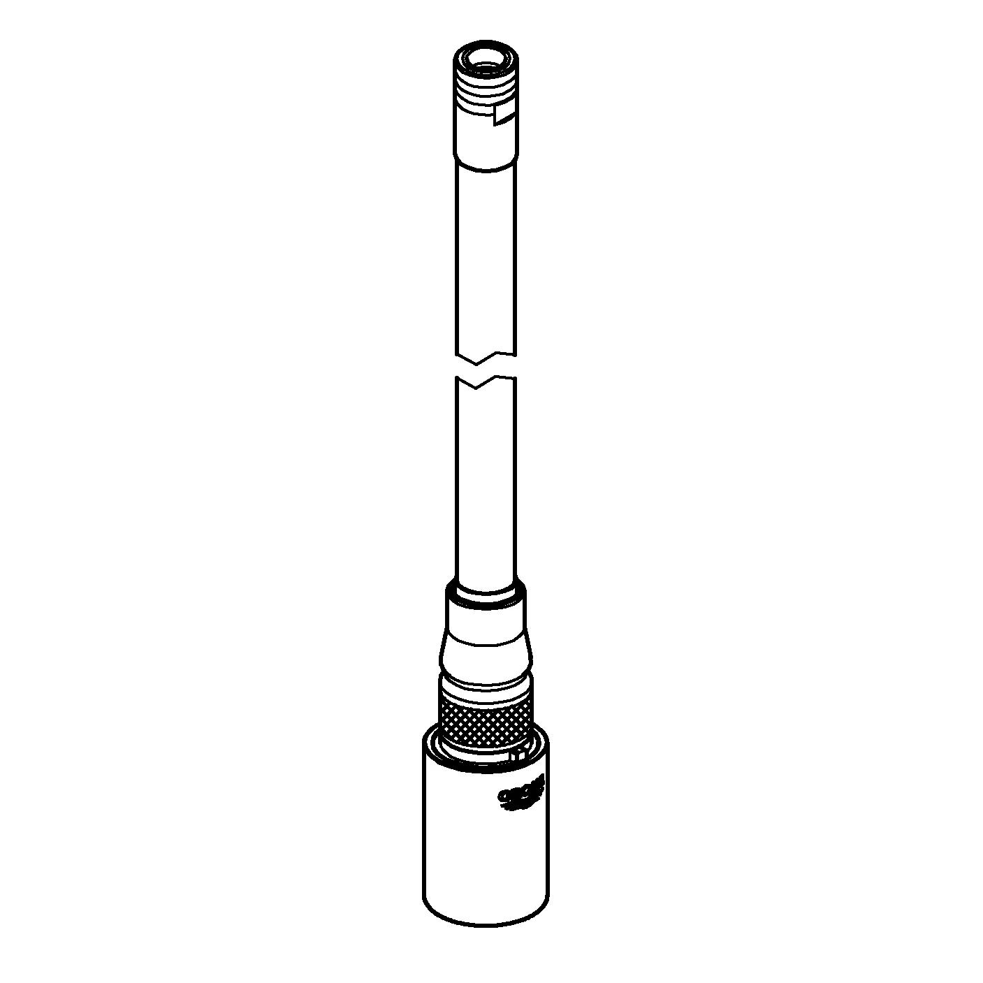 Spülbrause 46592, für Minta, inklusive Schlauch, chrom