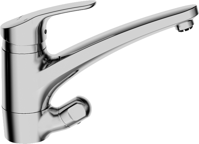 Hansa Einhand-Küchenarmatur „Mix“ Ausladung 203 mm in chrom Hansa Einhand-Küchenarmatur „Mix“ Ausladung 203 mm in chrom