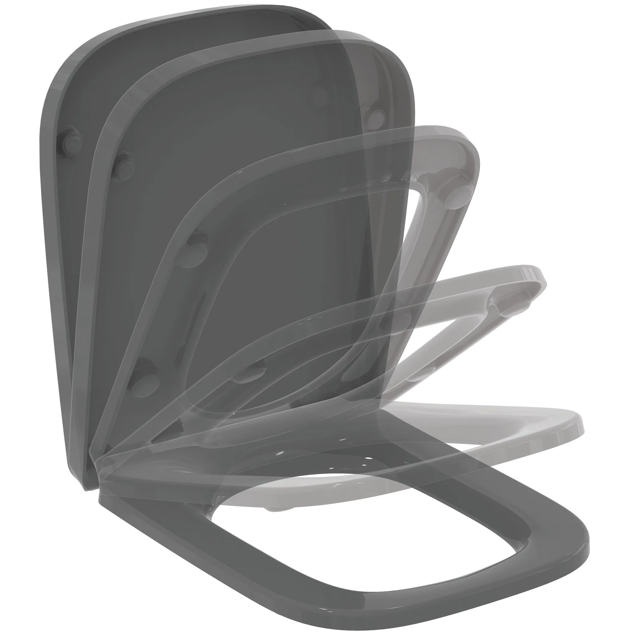 Ideal Standard WC-Sitz „i.lifeB“ in Grau Ideal Standard WC-Sitz „i.lifeB“ in Grau