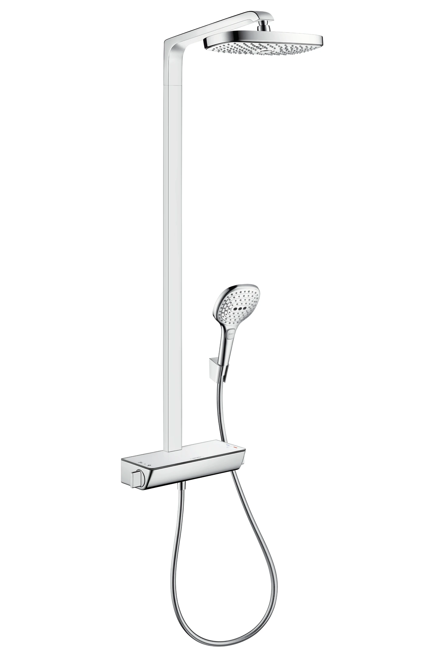 Showerpipe Raindance Select E 300 2jet EcoSmart chrom Showerpipe Raindance Select E 300 2jet EcoSmart chrom