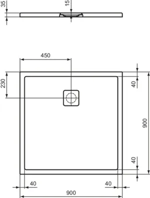 Ideal Standard Duschwanne „UltraFlatEvo“ Ideal Standard Duschwanne „UltraFlatEvo“