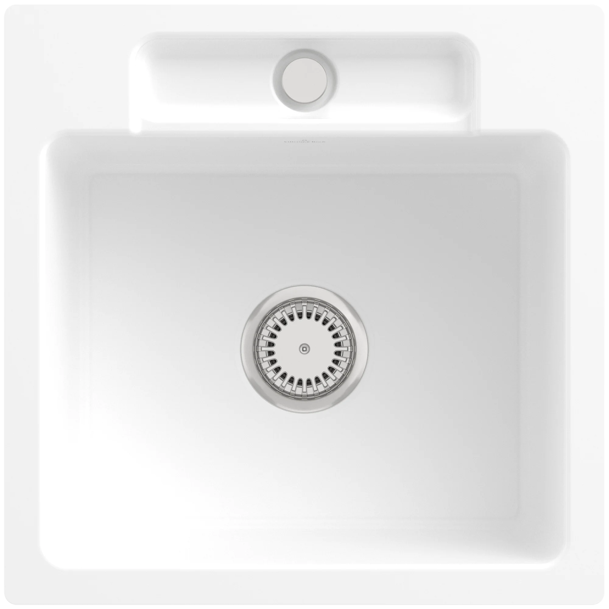 Villeroy & Boch Siluet 50 S flat 33451F, flächenbündige Spüle, 470x470 mm