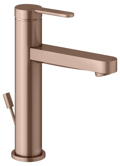 IXMO Einhebel-Waschtischmischer 130 IXMO Flat, Rosette rund Rotgold gebürstet IXMO Einhebel-Waschtischmischer 130 IXMO Flat, Rosette rund Rotgold gebürstet