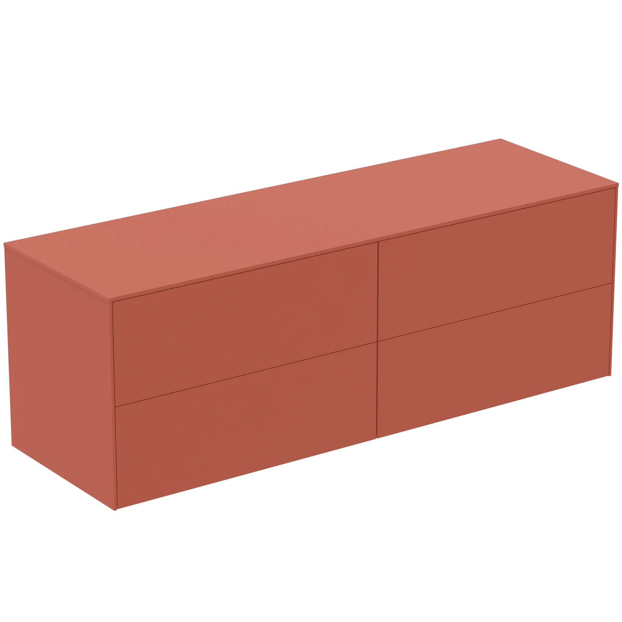 Ideal Standard Waschtischunterschrank „Conca“ 158,7 × 55 × 50,5 cm Sunset matt lackiert Ideal Standard Waschtischunterschrank „Conca“ 158,7 × 55 × 50,5 cm Sunset matt lackiert