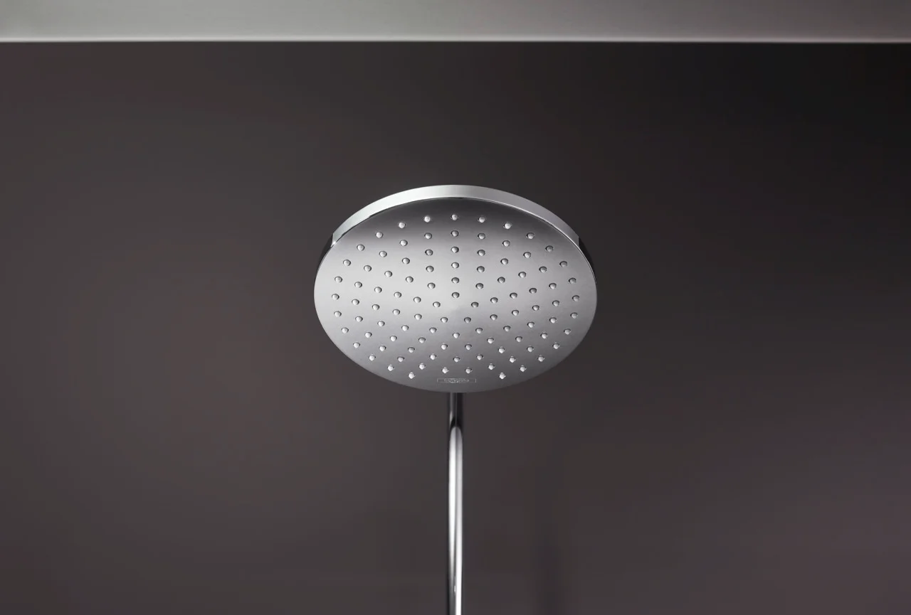 Hansgrohe Vernis Blend Showerpipe 200 1jet EcoSmart Chrom mit Wannenthermostat, Aufputzinstallation, DN15, 426 mm Brausearmlänge Hansgrohe Vernis Blend Showerpipe 200 1jet EcoSmart Chrom mit Wannenthermostat, Aufputzinstallation, DN15, 426 mm Brausearmlänge
