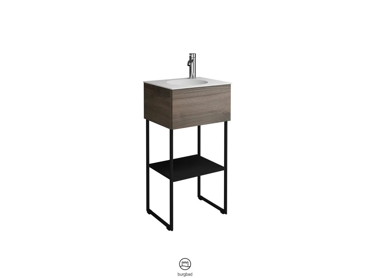 burgbad Badmöbelset „Coco“ in Weiß Matt mit Laserkante burgbad Badmöbelset „Coco“ in Weiß Matt mit Laserkante