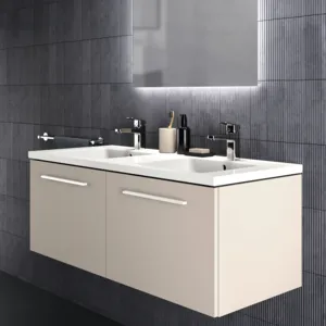 Ideal Standard Waschtischunterschrank „i.lifeB“ 120 × 44 × 50,5 cm Sandbeige matt Ideal Standard Waschtischunterschrank „i.lifeB“ 120 × 44 × 50,5 cm Sandbeige matt